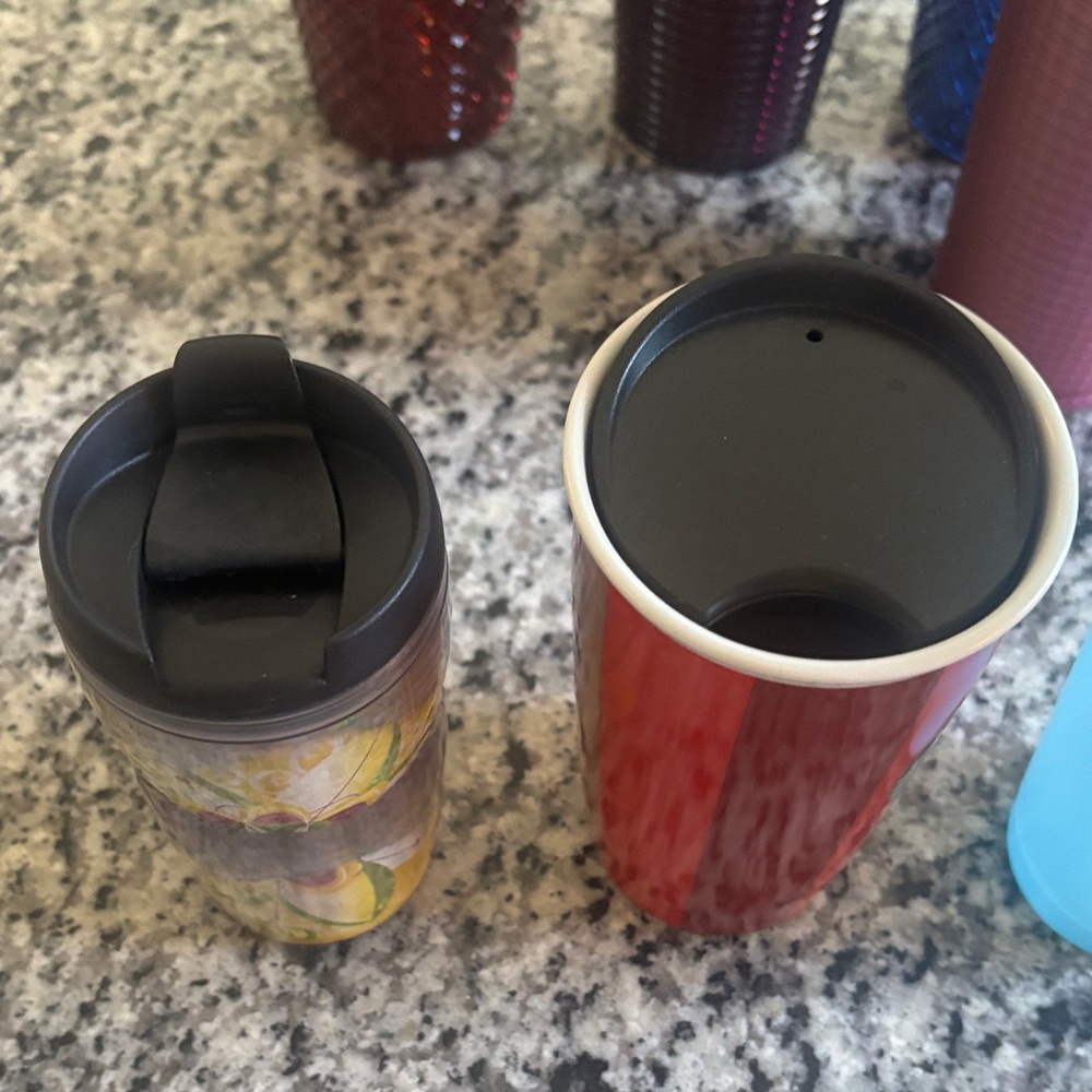Starbucks Colorful Tumbler Set - Red, Blue, Green, Yellow - Picture 6 of 7